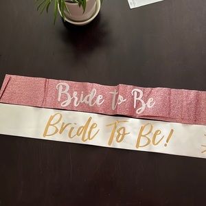 Bride to Be Sashes 👰‍♀️
